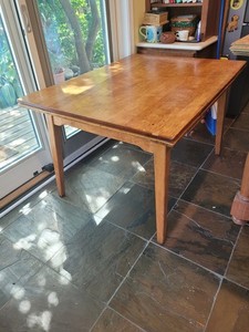 Restored Cushman Colonial Creation Extending Table, Birch, Cir.1940s