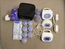 3 Lansinoh SmartPump Double Electric Breast Pump Portable LOT With Extra Valves