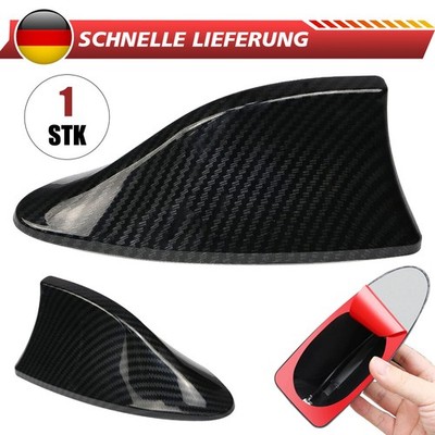 Universal Auto Antenne Carbon Shark Haifischflosse Radio Dachantenne AM/FM