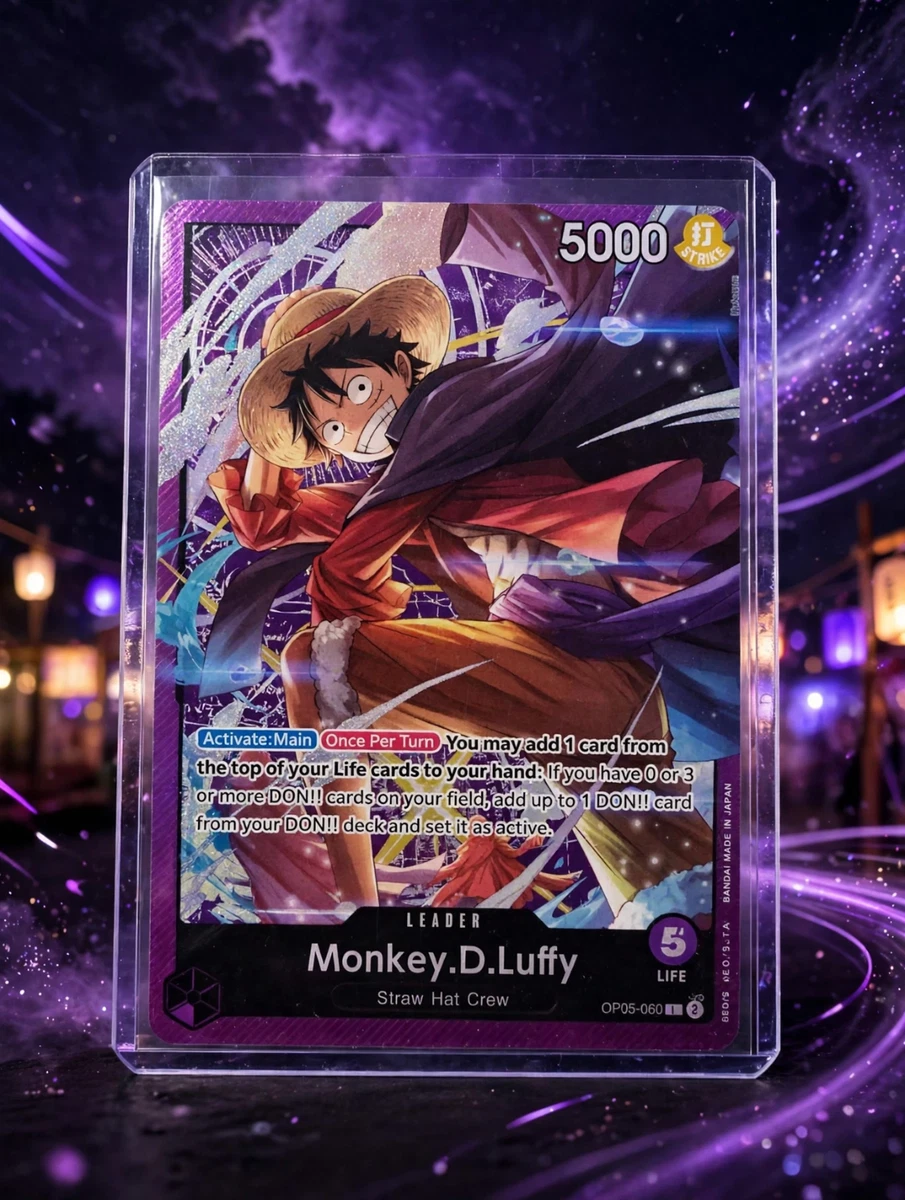 Monkey.D.Luffy OP05-060 One Piece Promotion Cards for sale | eBay
