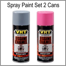Pink Spray Paint Engine High Heat Resist Durability +Primer  -No Import Fees