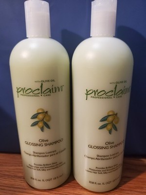 Lot of 2 Proclaim Olive Glossing Shampoo 33.8 oz each