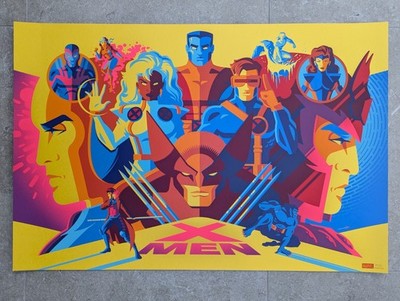 Tom Whalen X-Men Variante Kunstdruck Poster - Marvel BNG NT Mondo