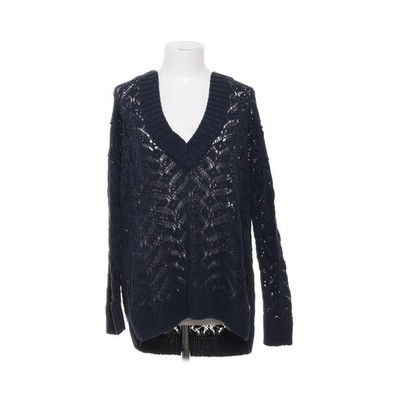 Quebramar, Strickpullover, Größe: L, Blau, Acryl/Baumwolle, Schlangenhaut #Ogz
