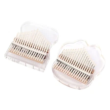 17 Keys Thumb Piano Transparent Kalimba Acrylic Finger Pianos Gifts for Girl Boy