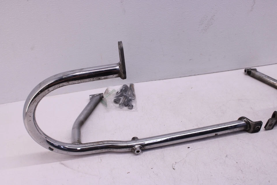 97-03 HONDA VALKYRIE 1500 GL1500C MARCO ORIGINAL MOTOR BARRAS DE CHOQUE JUEGO DE PROTECCIÓN DE JAULA  Foto 4 de 4