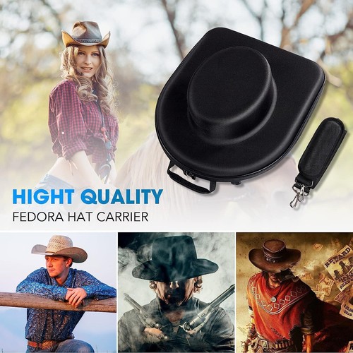 Hat Box for Travel-Crush Proof Hat Travel Case for Cowboy Hats Holder Storage... - Picture 7 of 7