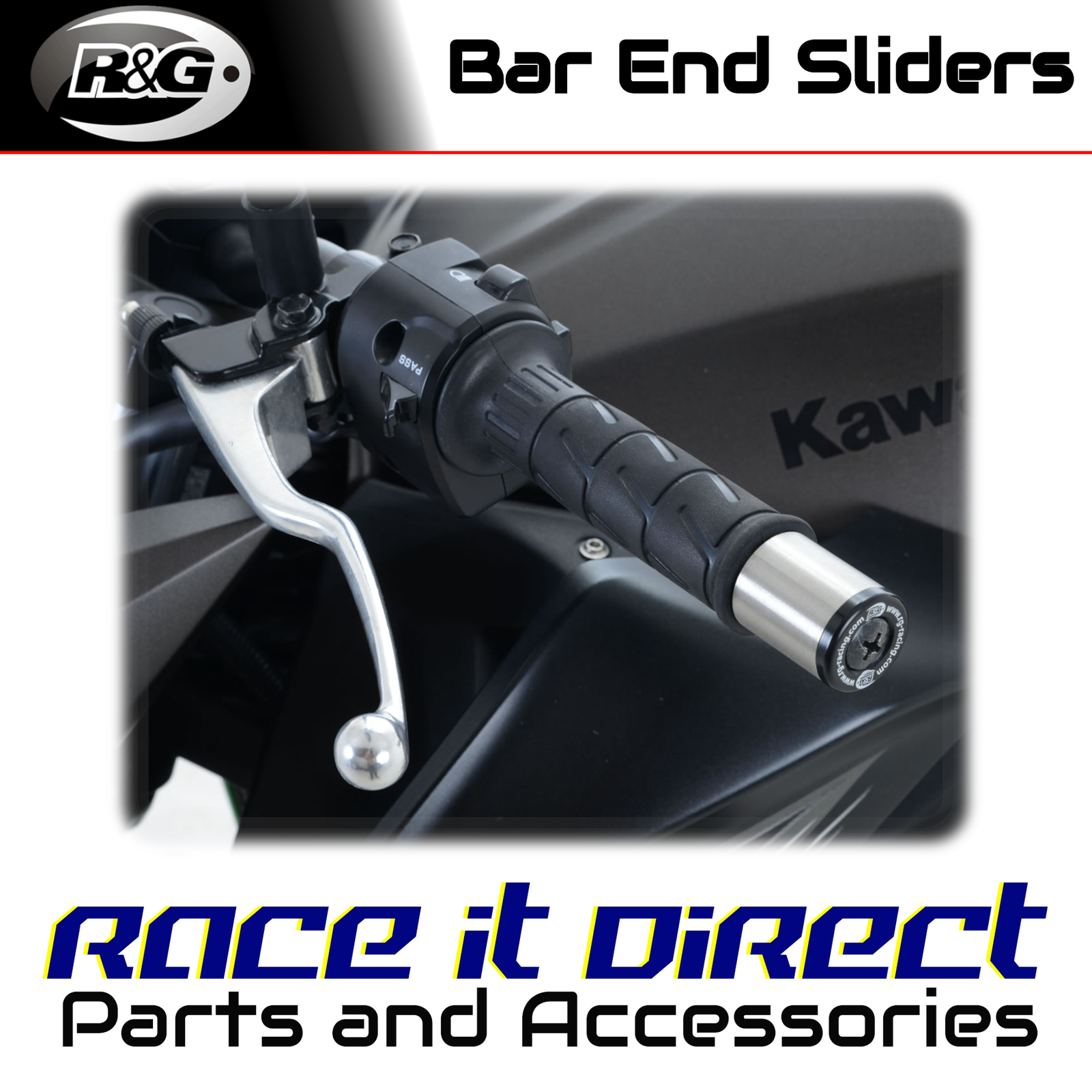 R&G - BE0015BK - Bar End Sliders