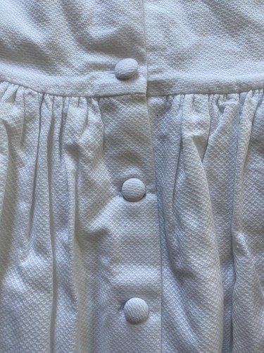 Polo Ralph Lauren Girl White Cotton Party Dress Size 14 - Picture 4 of 10