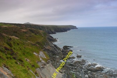 Photo A2 Bae Abereiddi / Abereiddy Bay Clogwyni ym Mae Abereiddi / Clif c2014