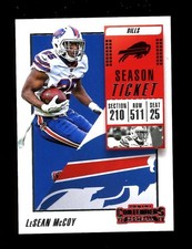 2018 Panini Contenders Season Ticket #88 LeSean McCoy Buffalo Bills QTY