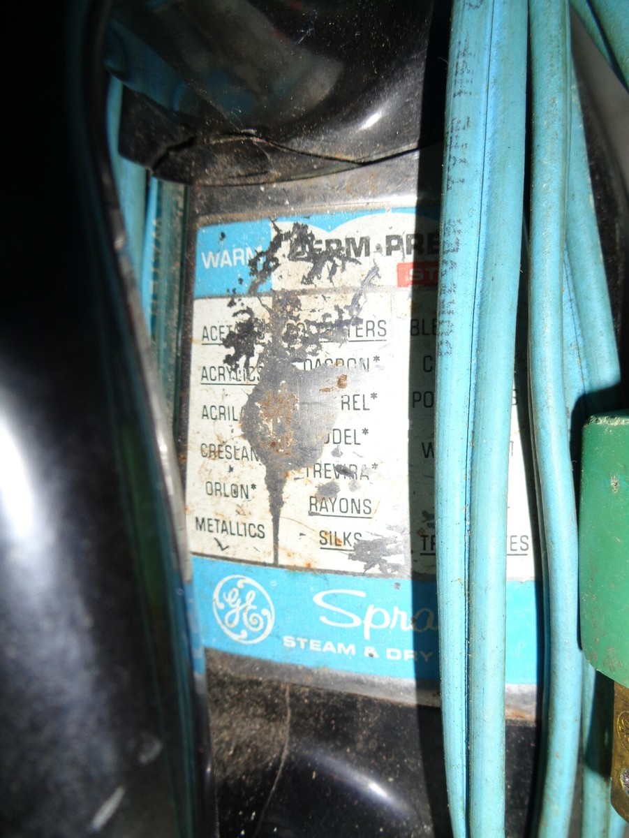 VINTAGE GE SPRAY STEAM & DRY IRON H9F92 ##### | eBay