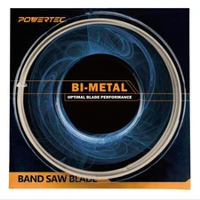 POWERTEC Bi-Metal Band Saw Blade 82" x 1/2" x 14 TPI for Benchtop Bandsaws 13270