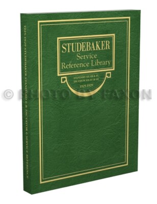 Studebaker Standard 6 Und Diktator Shop Manuell 1925 1926 1927 1928 1929 Er Eu