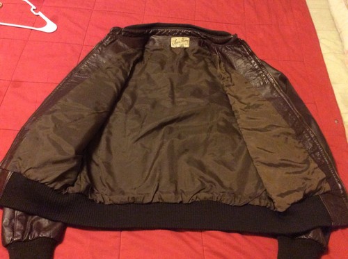 VTG Jean Pierre Leather Burgundy Brown 