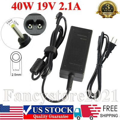 AC Adapter Charger For Asus Eee PC 1015 1015T 1015PE 1015PEB 1015PEM 1015PED 40W