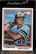 1978 Topps #51 Charlie Moore Milwaukee Brewers - Nice Card