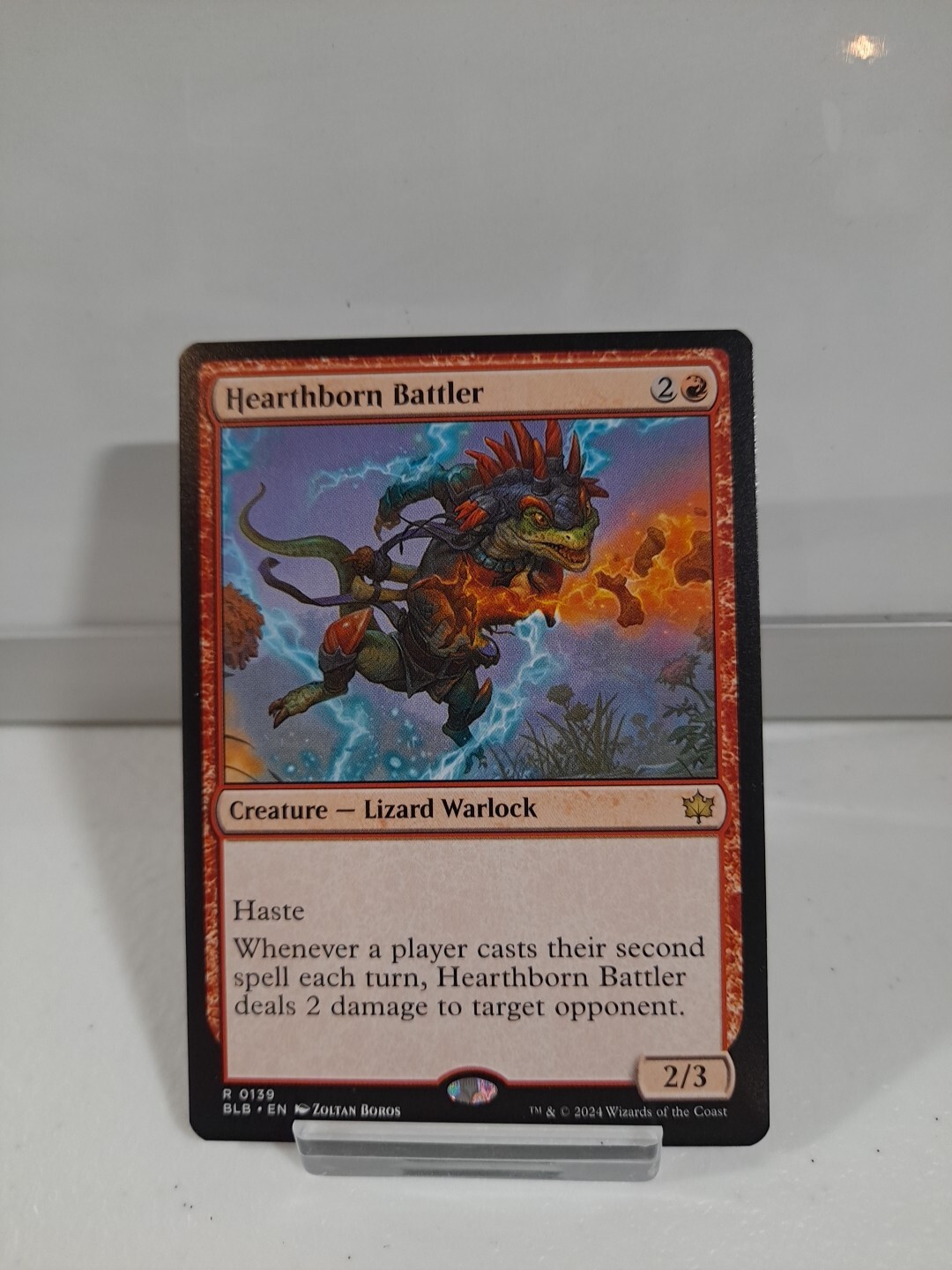 Magic The Gathering Hearthborn Battler Bloomburrow Rare