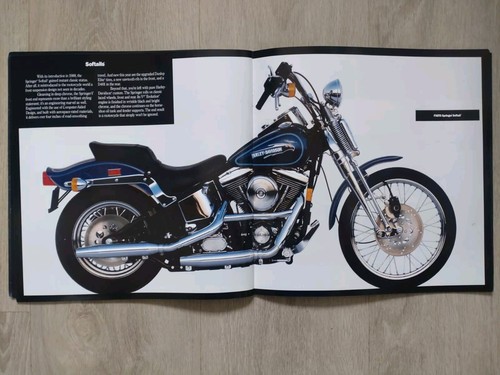 Harley Davidson Programm Prospekt 1991 Sportster Super Glide Low Rider Softail - Picture 10 of 13