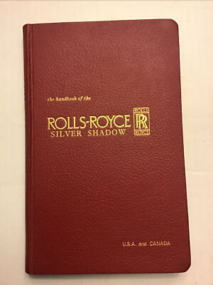 Rolls Royce Silver Shadow NOS OwnersHandbook 1966 USA/Canada 1st Edition TSD2216