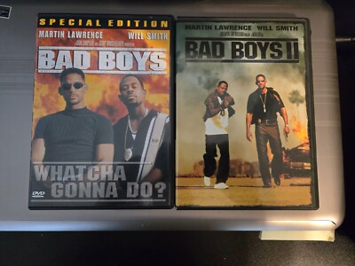 (2) Bad Boys DVD Lot: Bad Boys 1 & 2