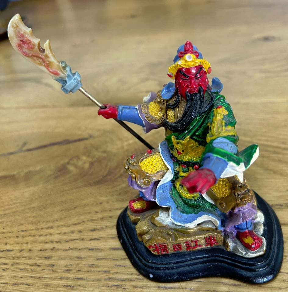 Vintage Figure Of Guan Gong Or Guan Yu Chinese - Image 2 of 4