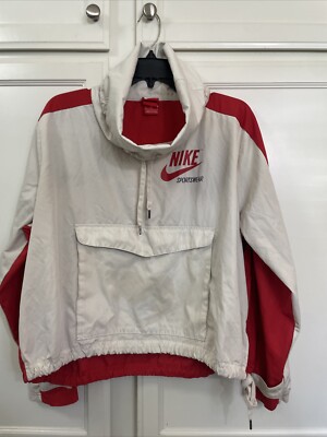 nike pullover windbreaker womens