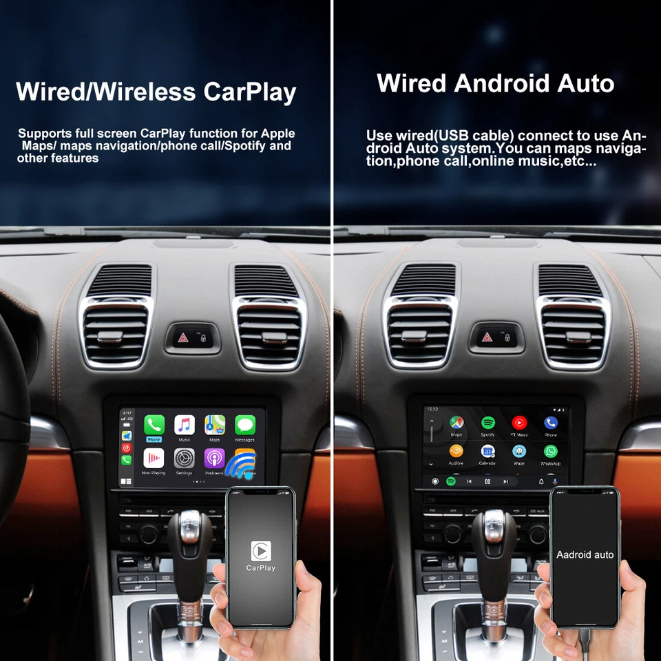 Inalámbrico CarPlay Android Auto para Porsche CDR 2010-2016 Cayenne/Macan 2025 UI Foto 3 de 4
