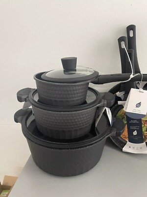 Cazuela Grande D&W De 12,5 Cuartos (10,26 L) Con Tapa – Antiadherente, Para Todo Tipo De Cocinas
