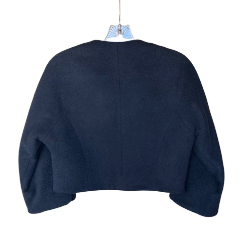 Chaqueta de noche recortada Milly of New York de lana virgen angora para mujer 6 negra Foto 2 de 4