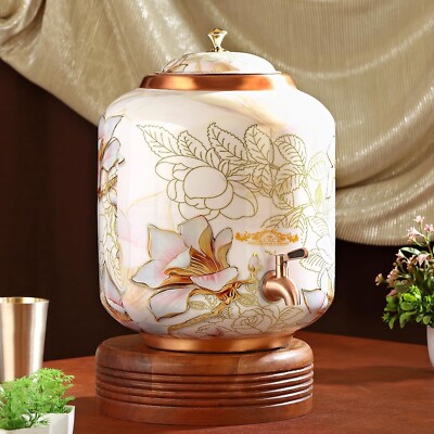Antique Pure Copper Dispenser Meena Design Water Dispenser 18 liters