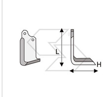 20 x ZAPPETTE ZAPPE SQUAD FRESA MASCHIO NC H130 L210 PIATTO 80x7 FORI INTER 56