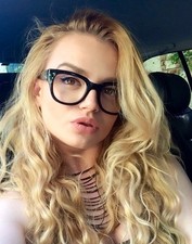 50's Vintage Retro Clear Lenses Big Square Women Rounded Eyeglasses Keyholes