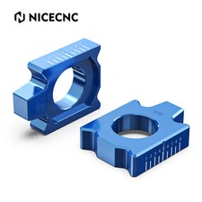 CNC Axle Blocks Chain Adjuster For Yamaha YZ125 YZ250 2002-2021 YZ250F 2002-2008