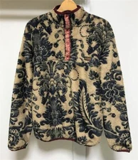 KAPITAL damask light fleece blouson beige snap t pullover brand new
