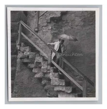 Rothenburg ob der Tauber - Stadtmauer - Altes Foto 1950er
