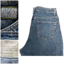 Wrangler Jeans Women Vintage High Waist Mom Jeans Made In USA in Sz: 16 M
