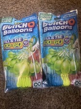 2 X Zuru Bunch O Balloons Rapid Filling Self Sealing Water Balloons 200 balloons