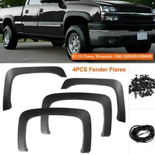 Factory Style Fender Flares Fits for 2007-2013 Chevy Silverado 1500 2500/3500 HD