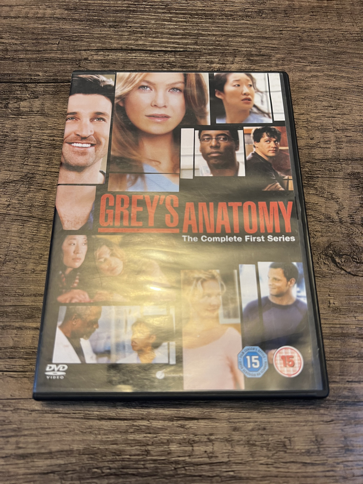 Grey's Anatomy: Complete First Season DVD (2006) Ellen Pompeo cert 15 4 discs