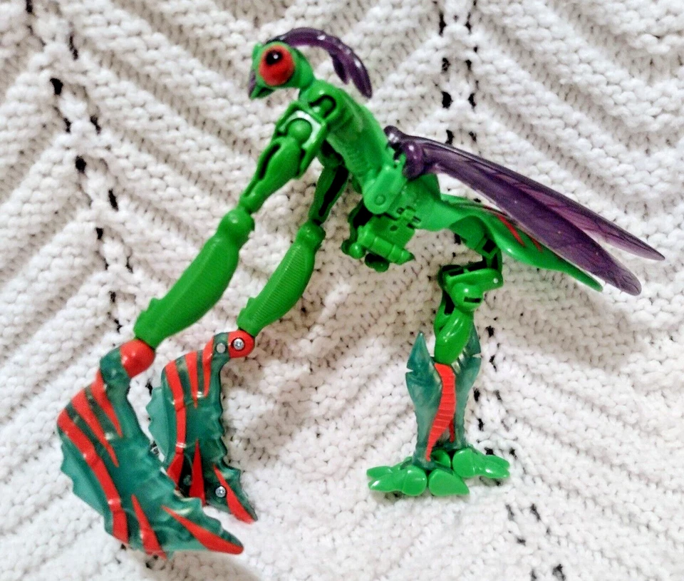 TRANSFORMERS Beast Wars (Vintage 1996) MANTERROR Deluxe Mantis INCOMPLETE  - Image 2 of 4