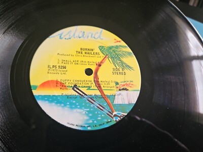 The Wailers ‎– Burnin' 1974 VG LP Reissue Album Roots Reggae
