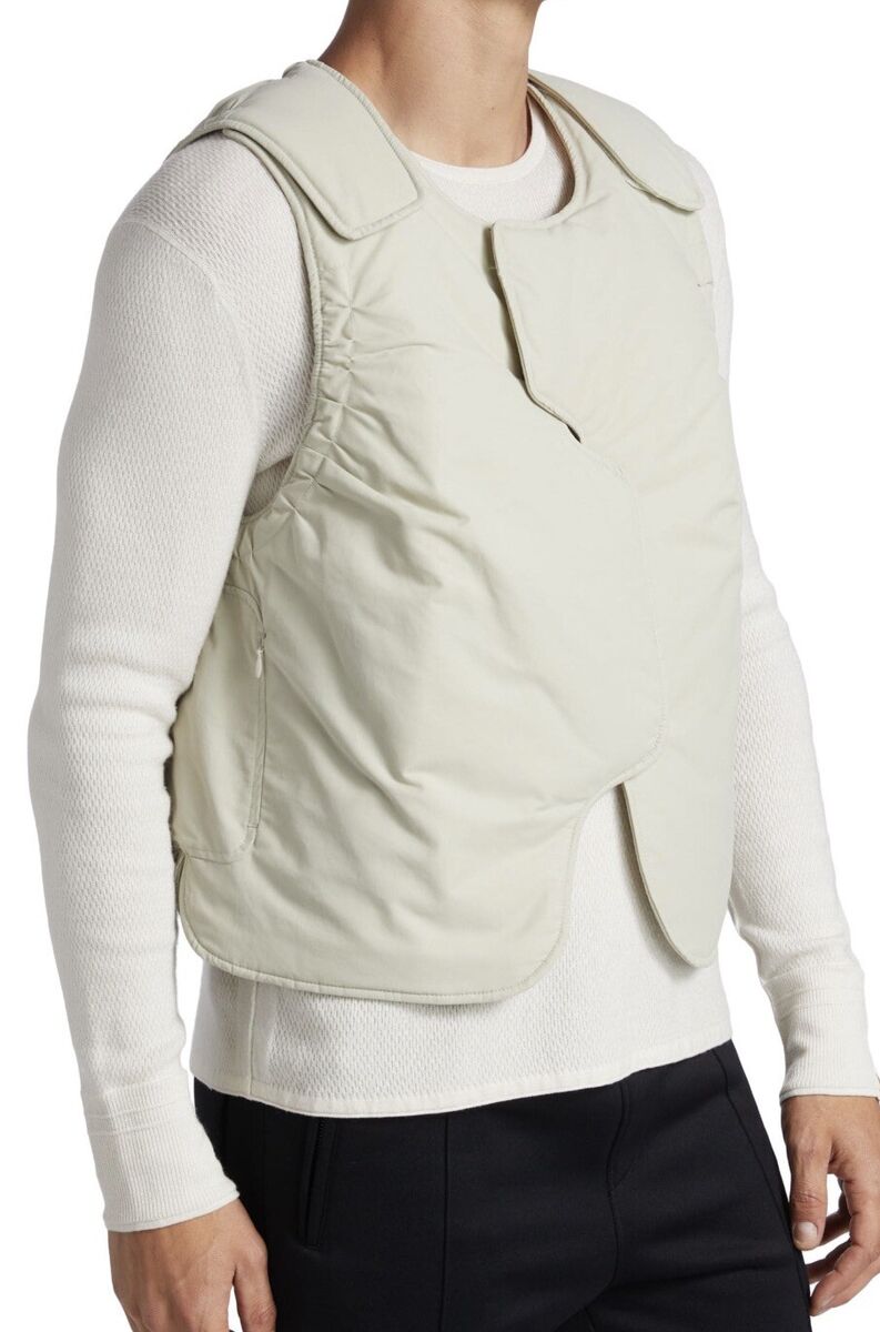NEW M ACW A Cold Wall Converge Vest Gilet Shirt Chalk Bone NEW M ACW A Cold Wall Converge Vest Gilet Shirt Chalk Bone