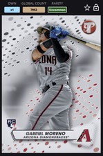 [DIGITAL CARD] Topps Bunt 2023 GABRIEL MORENO PRISTINE RC, ARIZONA DBACKS ROOKIE