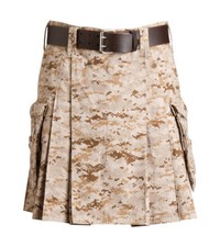 Desert Survival Camo Kilt For Men 28 "to 62" Sizes