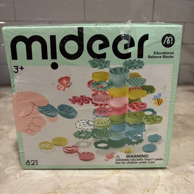 82 Pcs Mideer Tower Balance Stacking Educational Blocks Kids Game New & Sealed