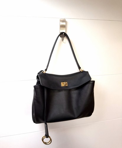 Authentic Balenciaga Rodeo Bag Small Black Calfskin, Excellent Condition