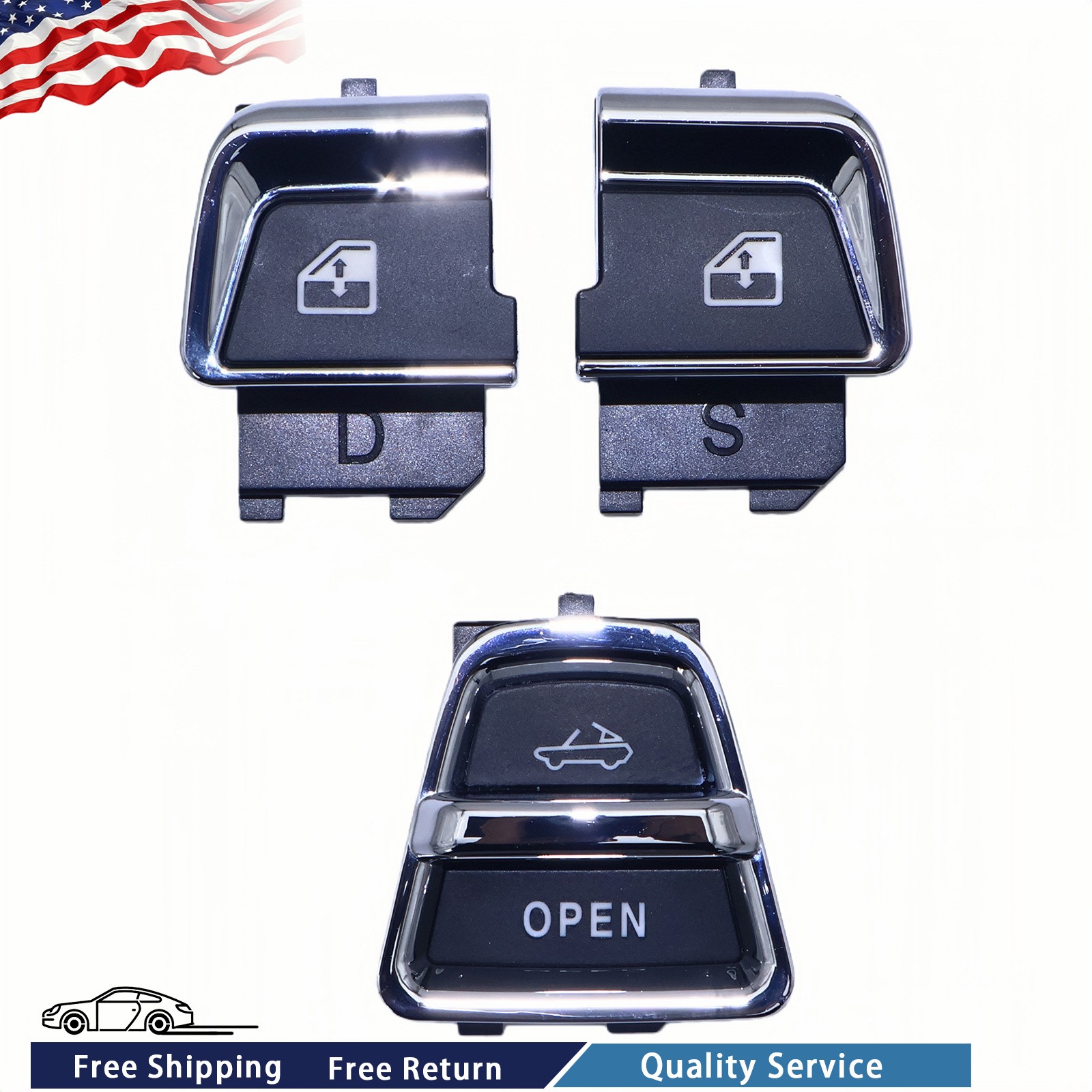 Left Right Roof Control Power Window Button+Bracket For Ferrari California 09-14