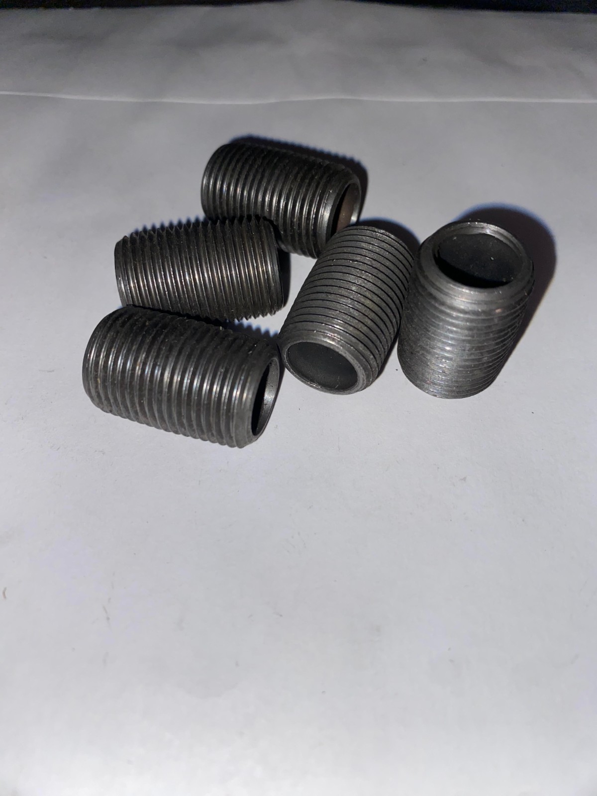 3/8" x Close Schedule 40 Plain Steel Welded Pipe Nipple (QTY 5)