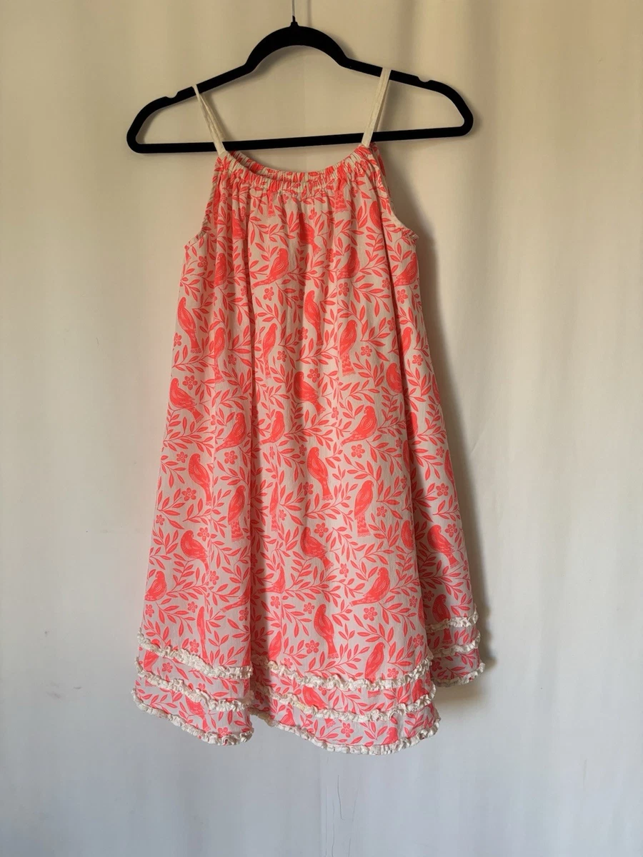 Haut Sans Manches Boden - Orange Fluo - Lapins Smock - Fille 11-12 Ans - Neuf